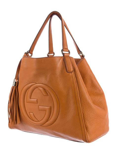 gucci soho tote bag|authentic gucci canvas bag.